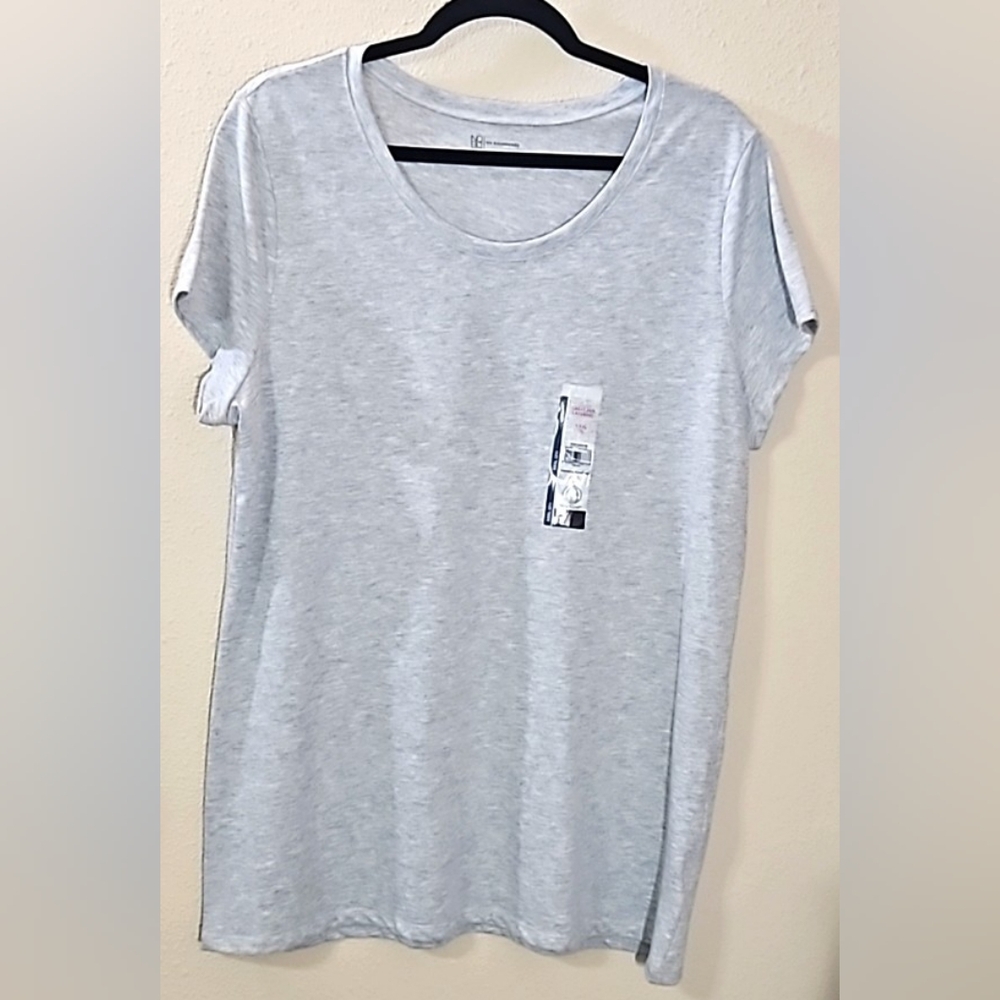 No Boundaries Women's Heather Gray Short Sleeve Tee Size XXXL (21)
